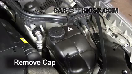 How to Add Coolant: Mercedes-Benz E350 (2003-2009) - 2008 Mercedes-Benz